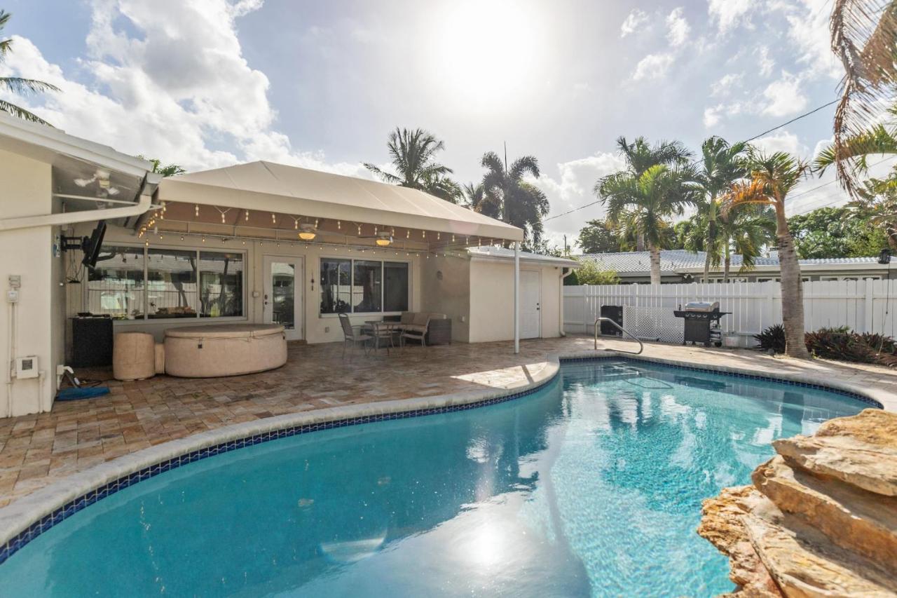 Chic Fort Lauderdale House With Private Pool Exterior photo